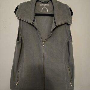 Calvin Klein Gray Fleece Vest